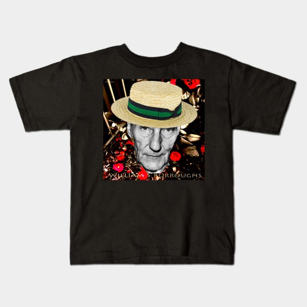 William Seward Burroughs Kids T-Shirt by mindprintz